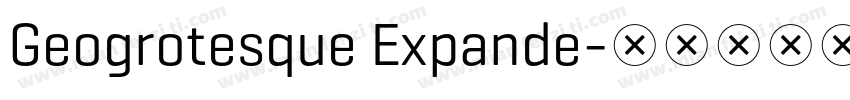 Geogrotesque Expande字体转换